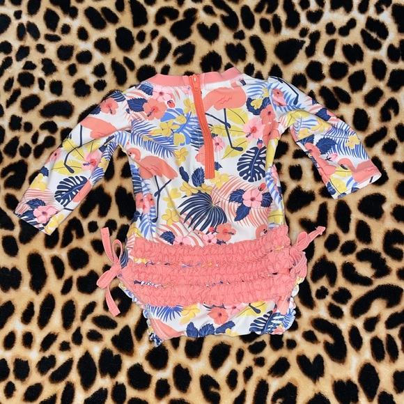 •CARTER'S•SUMMER BUNDLE OF 4, 2-SWIMSUITS AND 2-JUMPERS SIZE 3-6 MONTHS EUC - Picture 6 of 7